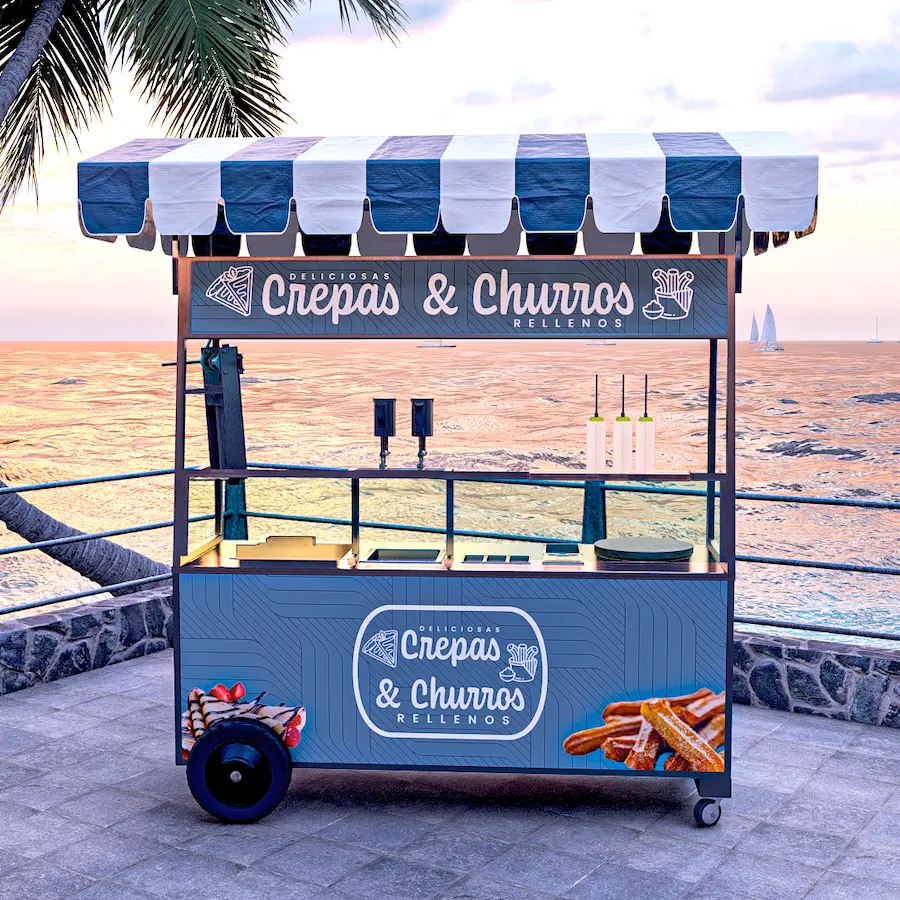 Carrito de Churros 2 en 1 - Tarde